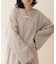 【WEB限定】チャイナボタンワッフルワンピース