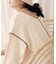 【WEB限定】配色パイピングカットワンピース