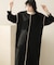 【WEB限定】配色パイピングカットワンピース