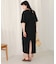 【WEB限定】USコットンバックスリット半袖カットワンピース