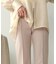 【WEB限定】センターシームカットフレアパンツ