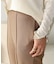 【WEB限定】センターシームカットフレアパンツ