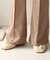 【WEB限定】センターシームカットフレアパンツ