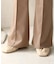 【WEB限定】センターシームカットフレアパンツ
