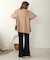 【WEB限定】センターシームカットフレアパンツ