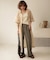 【WEB限定】ボリュームスリーブシアーロングコート