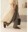 【WEB限定】ボリュームスリーブシアーロングコート