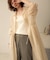 【WEB限定】ボリュームスリーブシアーロングコート