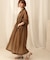 【WEB限定】ボリュームスリーブシアーロングコート