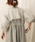 【WEB限定】ボリュームスリーブシアーロングコート
