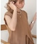【WEB限定】レイヤードニットワンピース（ペチワンピース付き）
