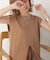 【WEB限定】レイヤードニットワンピース（ペチワンピース付き）