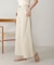【WEB限定】BIGバックルツイルワイドパンツ