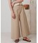 【WEB限定】BIGバックルツイルワイドパンツ