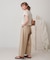 【WEB限定】BIGバックルツイルワイドパンツ