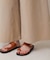 【WEB限定】BIGバックルツイルワイドパンツ