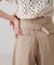 【WEB限定】BIGバックルツイルワイドパンツ