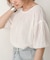 【WEB限定】バックオープンギャザーブラウス