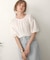 【WEB限定】バックオープンギャザーブラウス