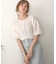 【WEB限定】バックオープンギャザーブラウス