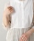 【WEB限定】ブザムベスト付き透かし編みニット
