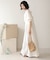 【WEB限定】バックリボン半袖ロングワンピース