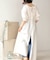 【WEB限定】バックリボン半袖ロングワンピース