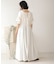 【WEB限定】バックリボン半袖ロングワンピース
