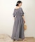 【WEB限定】バックリボン半袖ロングワンピース