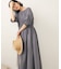【WEB限定】バックリボン半袖ロングワンピース