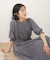 【WEB限定】バックリボン半袖ロングワンピース