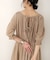 【WEB限定】バックリボン半袖ロングワンピース