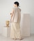 【WEB限定】ボタンデザインスリットロングスカート