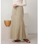 【WEB限定】ボタンデザインスリットロングスカート