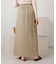 【WEB限定】ボタンデザインスリットロングスカート