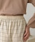 【WEB限定】フレアチェックパンツ
