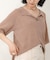 【WEB限定】半袖ポロニットプルオーバー