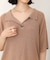 【WEB限定】半袖ポロニットプルオーバー