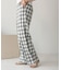 【WEB限定】チェックロングパンツ