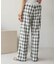 【WEB限定】チェックロングパンツ