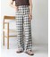 【WEB限定】チェックロングパンツ