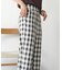 【WEB限定】チェックロングパンツ