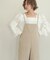 【WEB限定】シャーリングショルダーブラウス