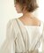 【WEB限定】シャーリングショルダーブラウス