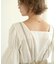 【WEB限定】シャーリングショルダーブラウス