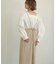 【WEB限定】シャーリングショルダーブラウス