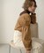 【WEB限定】シャーリングショルダーブラウス