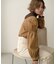 【WEB限定】シャーリングショルダーブラウス