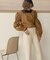 【WEB限定】シャーリングショルダーブラウス