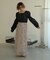 【WEB限定】シャーリングショルダーブラウス